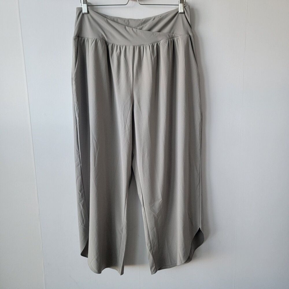 Halara Breezeful High Waisted Crossover Side Pocket Split Quick  Pants size XL